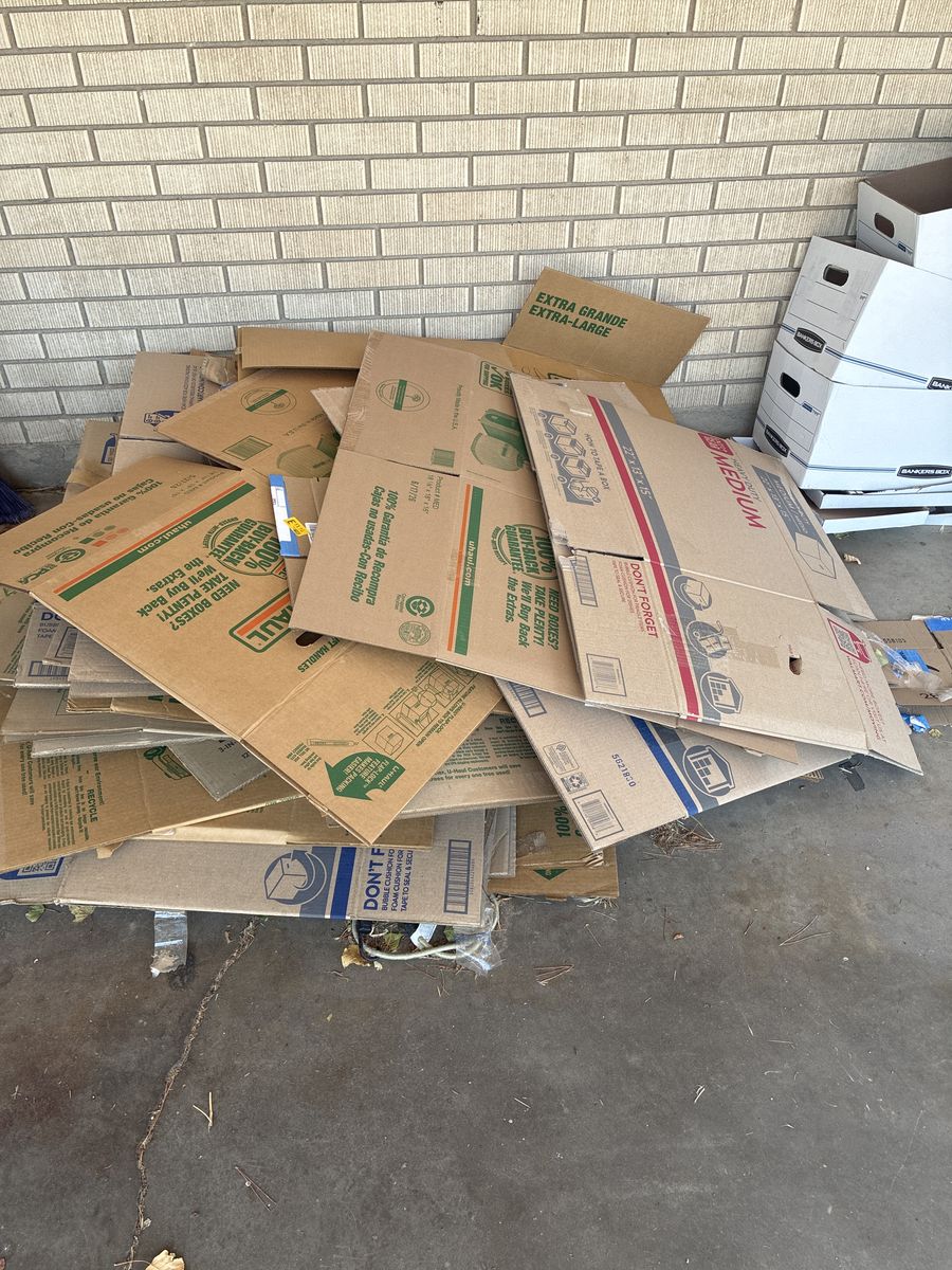 Cardboard boxes