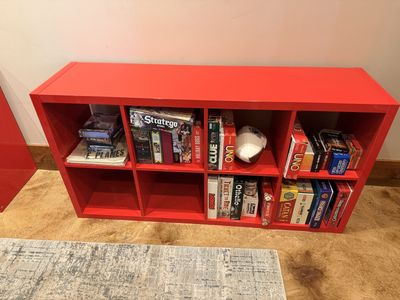BOOK SHELVE/CUBE STORAGE SHELF UNIT