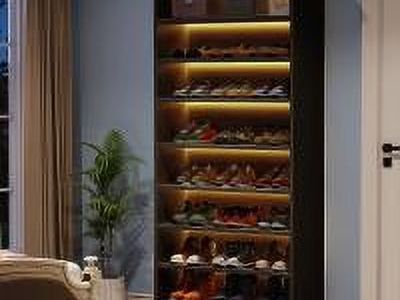 Tribesigns 68.9" Tall Shoe Cabinet, 9-Tier