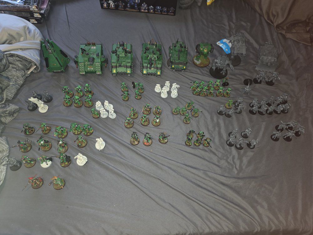 Warhammer 40k Space Marines Salamanders Army Lot - Painted & Unpainted