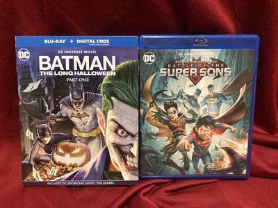 Batman Long Halloween Part 1 & Battle Of Super Sons Batman Superman Blu Ray