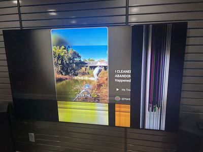 Damaged Samsung QN85QN90DAF