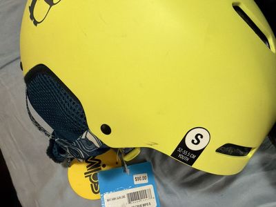 Giro Crue MIPS Youth Snowboard Ski Helmet - Neon Yellow, Size S (52-55.5cm) - New with Tags