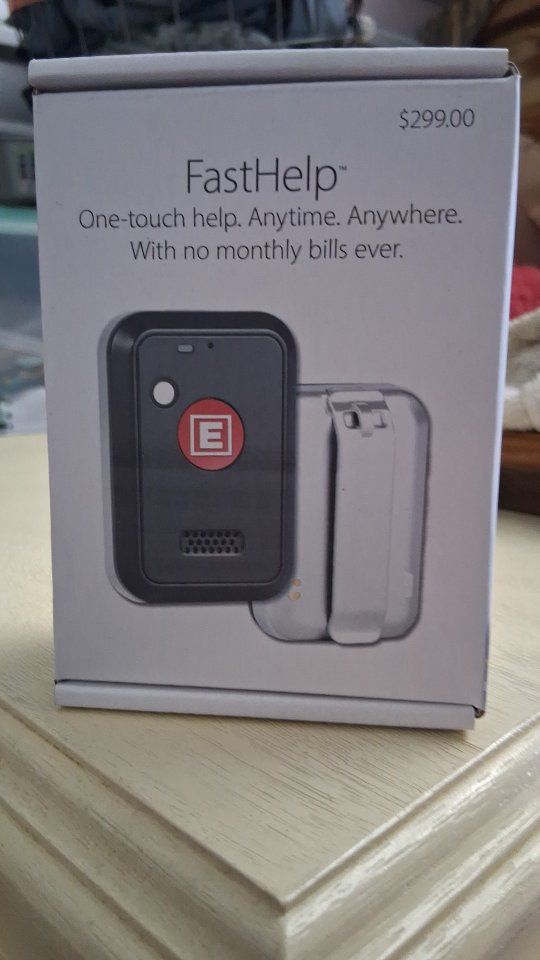 FastHelp One-Touch Medical Alert System - No Monthly Bills