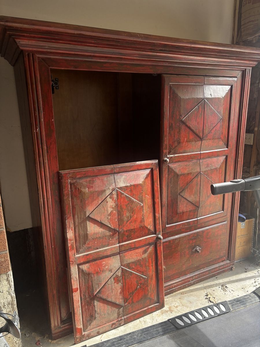 Armoire needs some TLC but it’s FREE