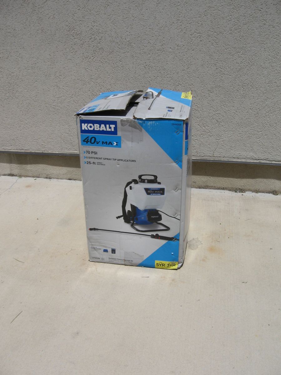 40v Kobalt Tank Sprayer