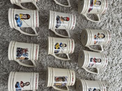 Nascar Collectable mug set! Earnhardt and many others!