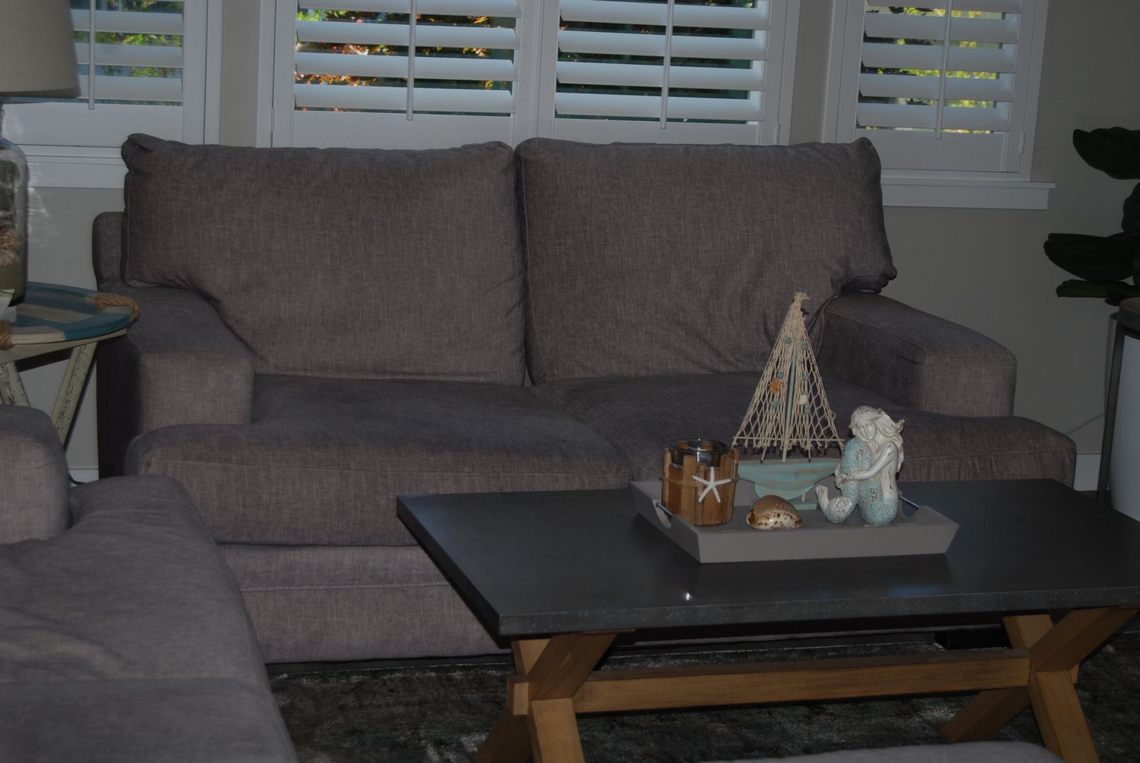 Grey/taupe Sofa, loveseat and ottoman great condition from RC Willey ($2066 new)