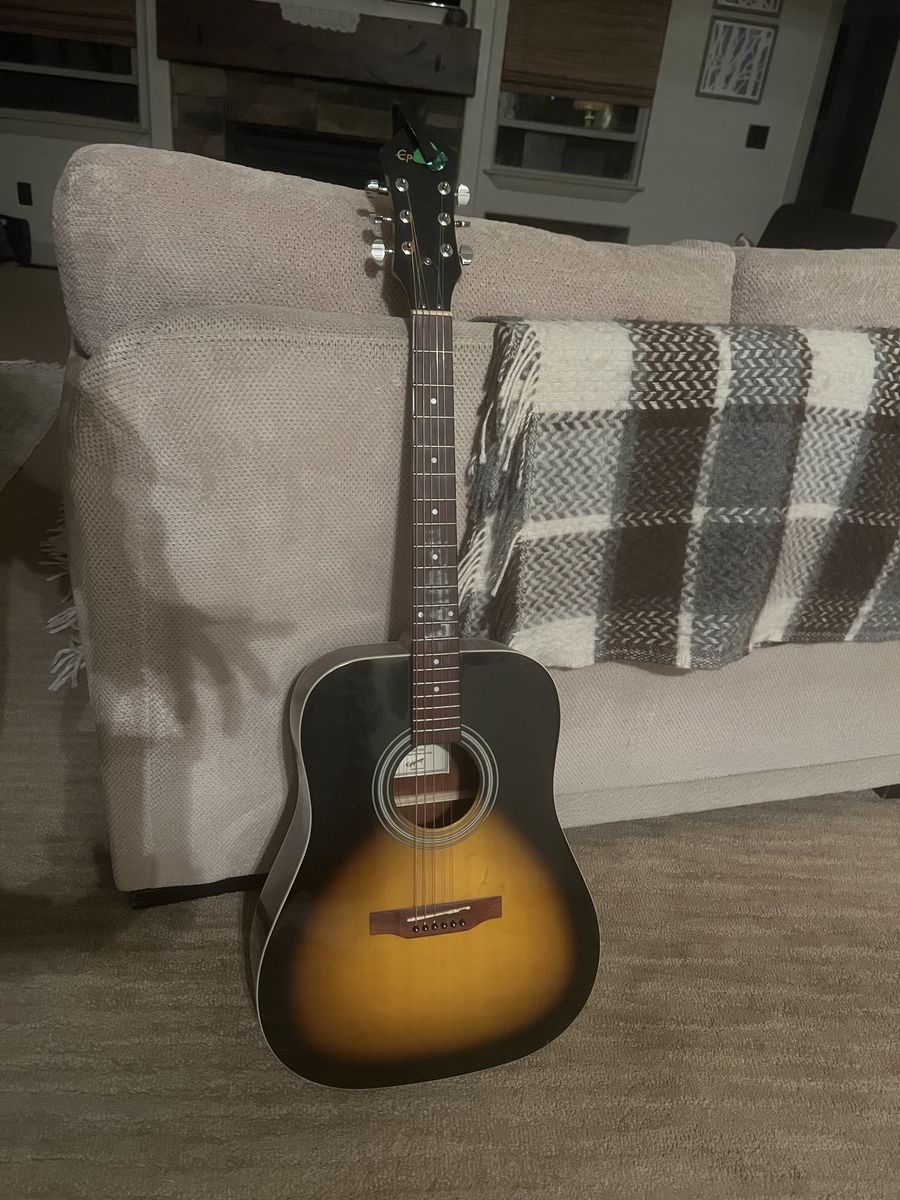 epiphone sunburst guitar