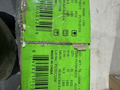 PLT 4FT LED T8 Tube Light 3500K 17W Type B (25-Pack, PLTS-20109)