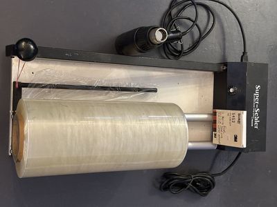 Commercial Shrink Wrap Sealer – Traco Super-Sealer SS-24DS + Heat Gun & Film