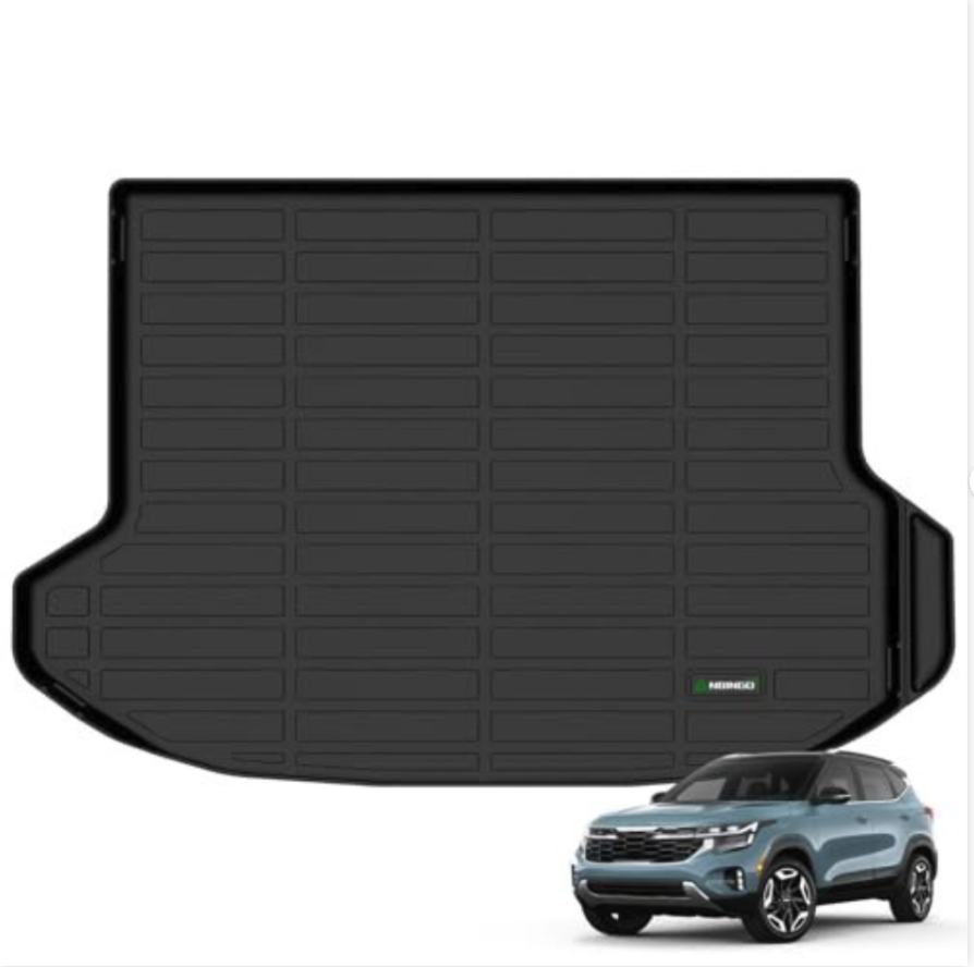 2024-2026 Kia Seltos Cargo Liner TPE All Weather Trunk Mat Waterproof ANBINGO
