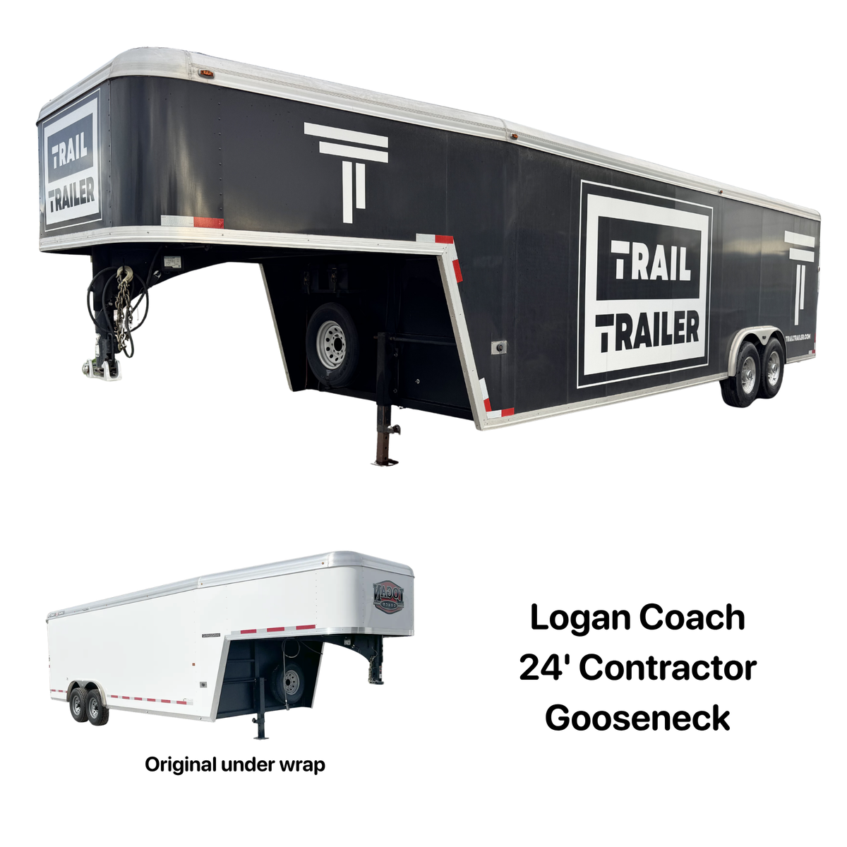 2014 Logan Coach contractor gn 24" gooseneck Trailer