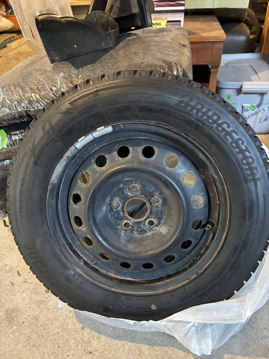 Four Bridgestone Snow Tires, mounted
