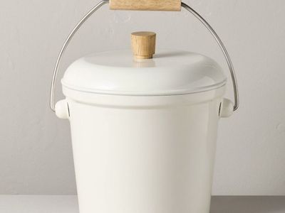 Hearth & Hand Magnolia Stainless Steel Ice Bucket with Handle NWT