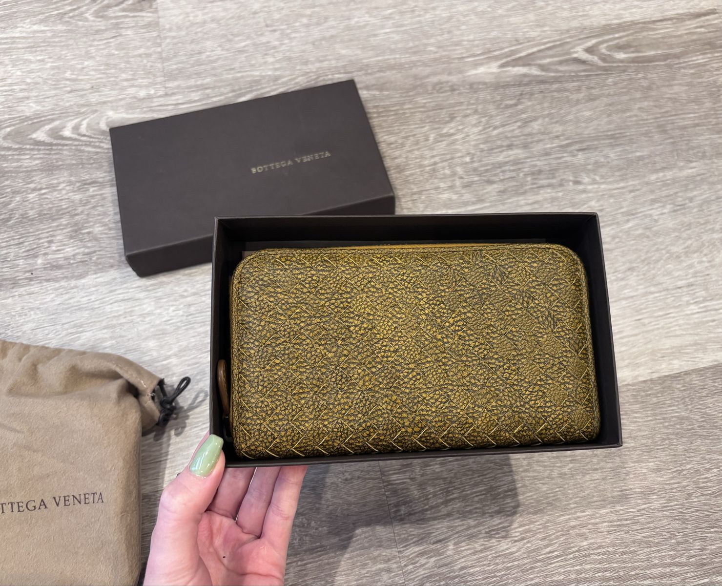 Bottega Veneta Python Wallet