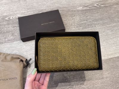 Bottega Veneta Python Wallet