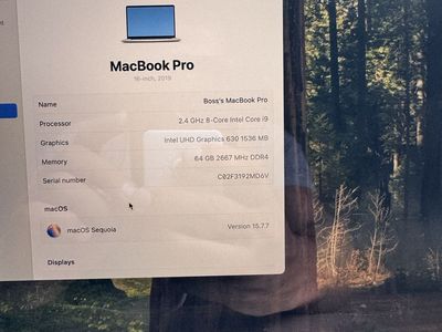 2019 Mac Book Pro