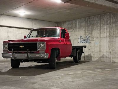 Chevrolet C10 Flatbed Pickup Truck - Vintage Red Workhorse, Excellent Condition