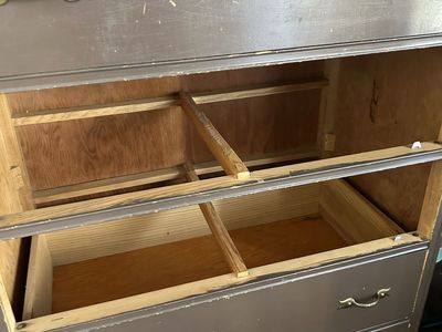 Vintage Waterfall Dresser