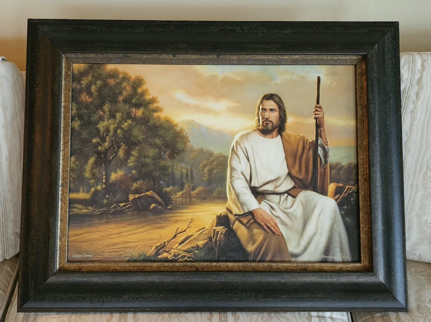 Simon Dewey Print on Canvas 9/350 Original Signed