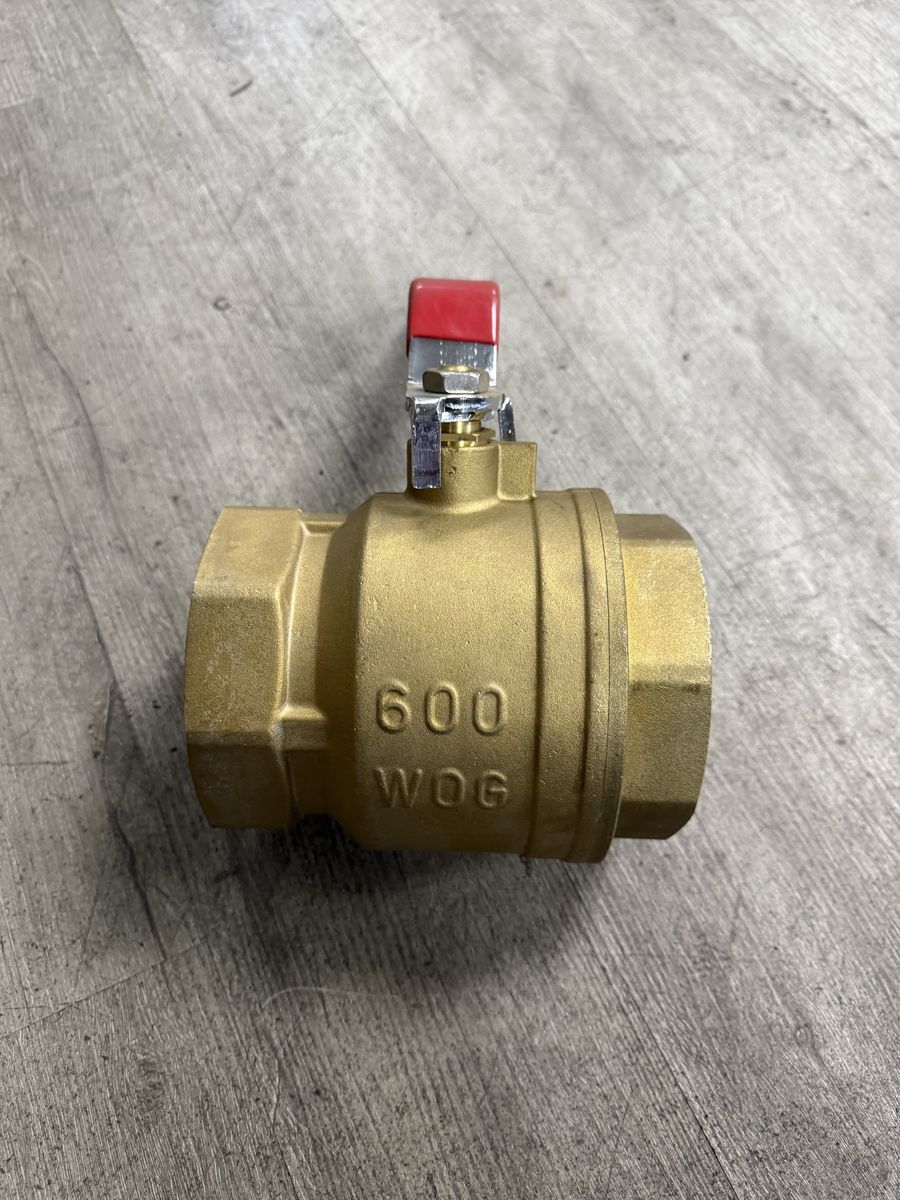 4" Brass Ball Valve
