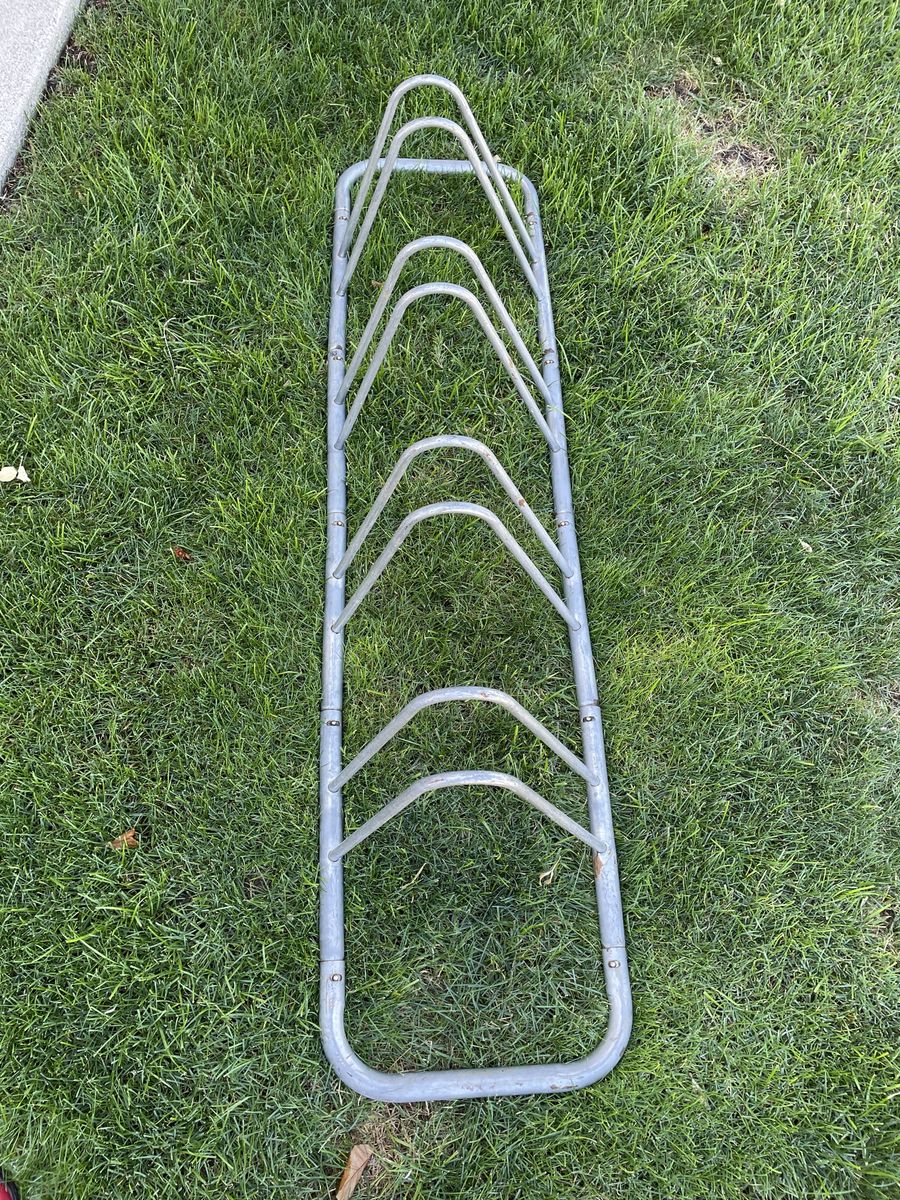 Stationary bike rack to keep your bikes in superb condition 40.00 cash only