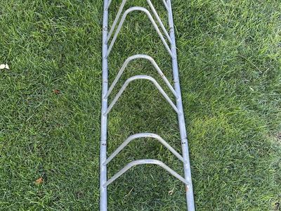 Stationary bike rack to keep your bikes in superb condition 40.00 cash only