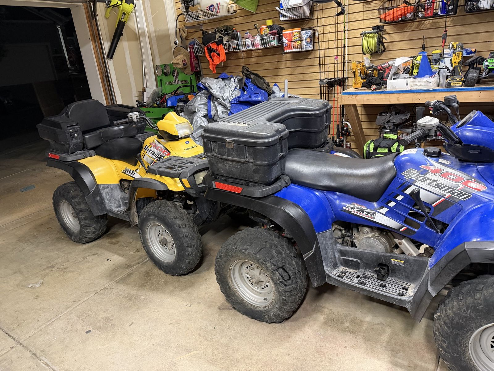Pair of 2004 Polaris 400s