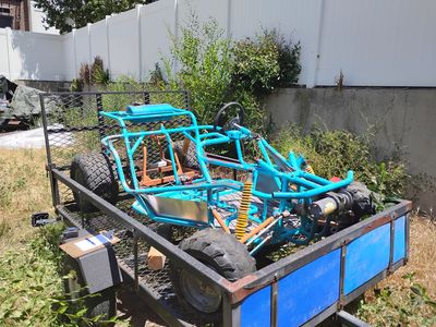 Go-Kart Chassis Set Up For Gasoline Engine