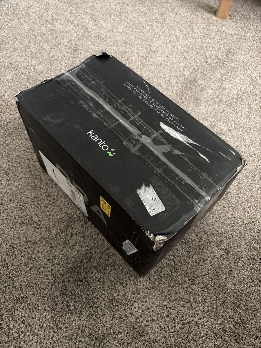 Kanto Reference Desktop Speakers - New in Damaged Box
