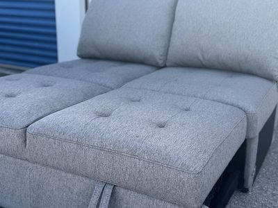 New Abbyson Home Sectional Couch Pullout Sleeper Sofa Section