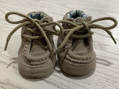 Baby Suede Tan Booties - Size 1 Toddler