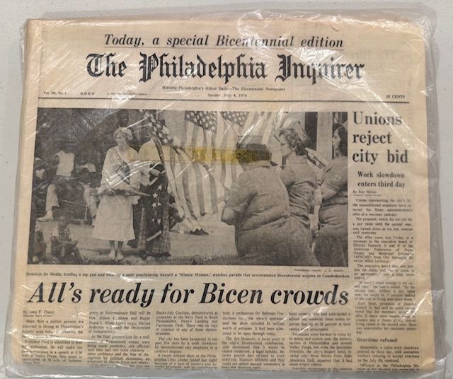 Bicentennial Newspaper - The Philadelphia Inquirer - July 4, 1976