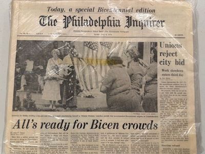 Bicentennial Newspaper - The Philadelphia Inquirer - July 4, 1976