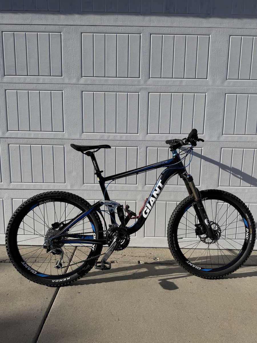 Giant Trance X2 Mountain Bike - Full Suspension, 26" Wheels, Shimano SLX/XT Components