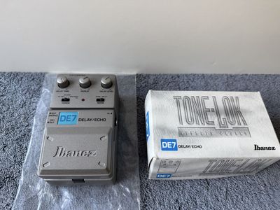 Ibanez DE7 Tone-Lok Delay/Echo Guitar Effects Pedal, New with Original Box