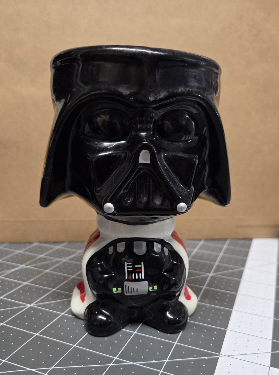 black darth vader full body cup