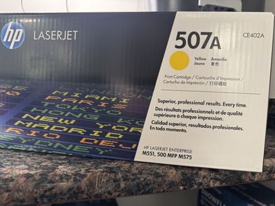 Genuine HP yellow printer cartridge