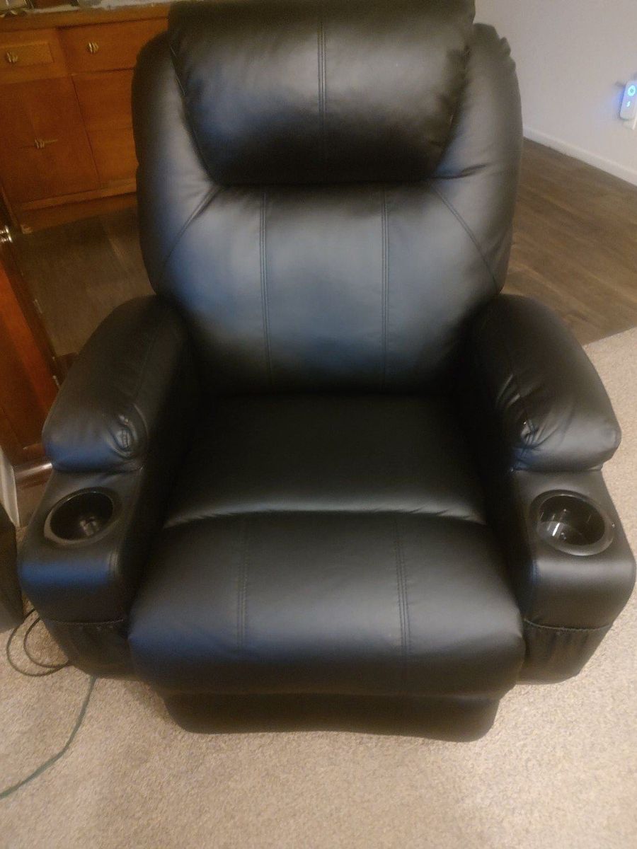 35" Power Recliner with 8 point massage and heat