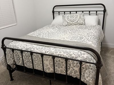Queen Black Metal Bed Frame