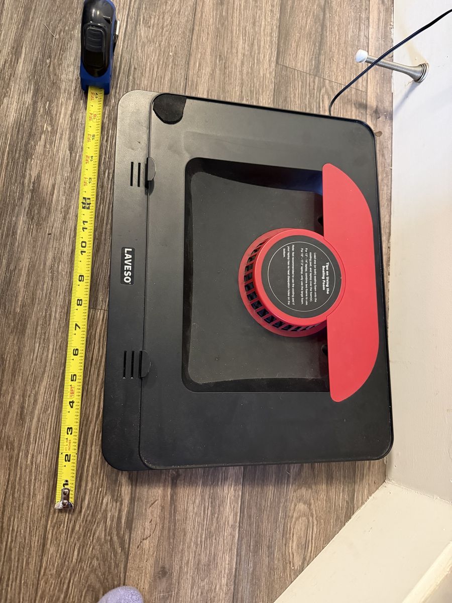 Laptop cooling fan pad