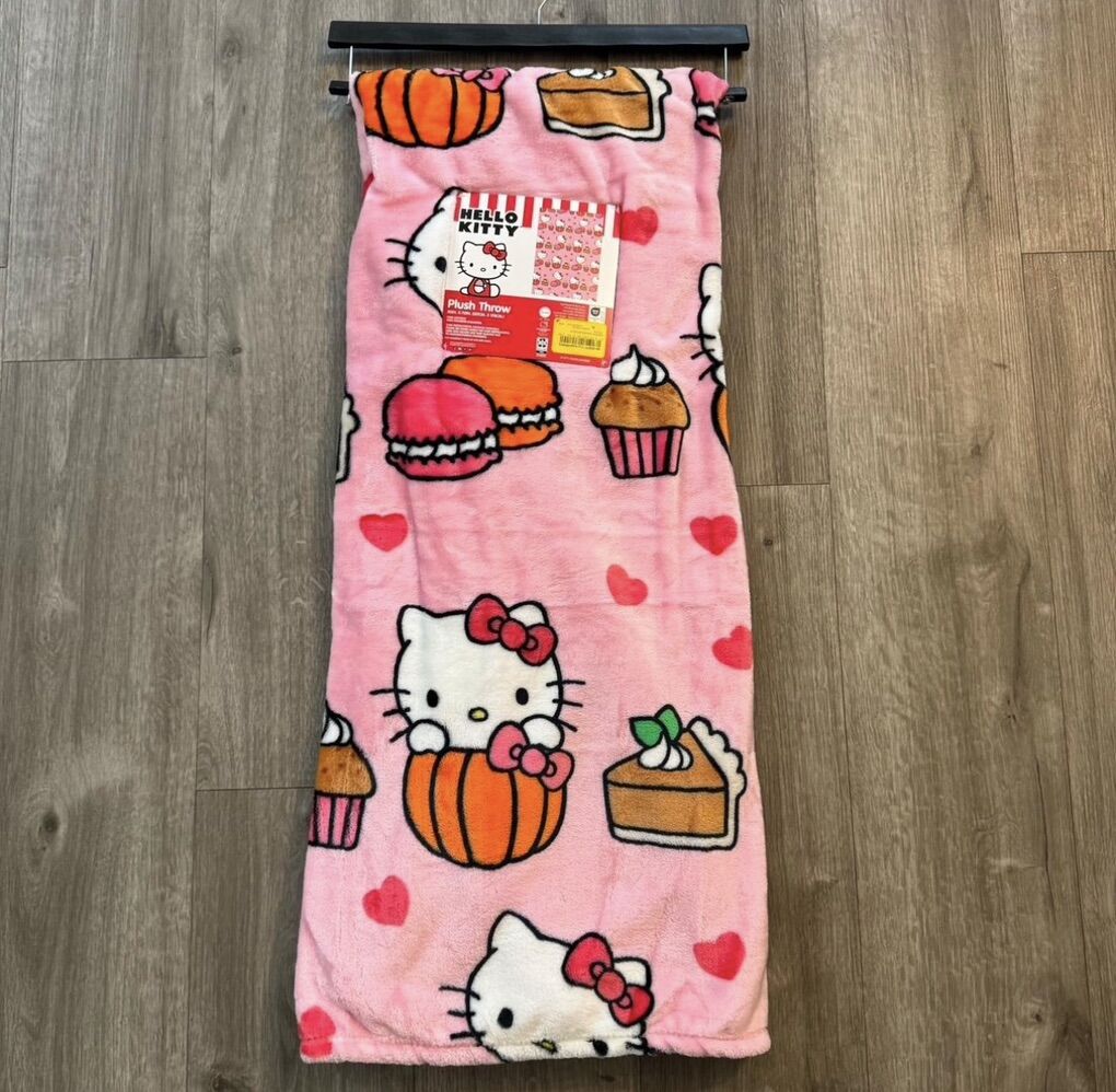 Fall Macaroon Hello Kitty Blanket ️