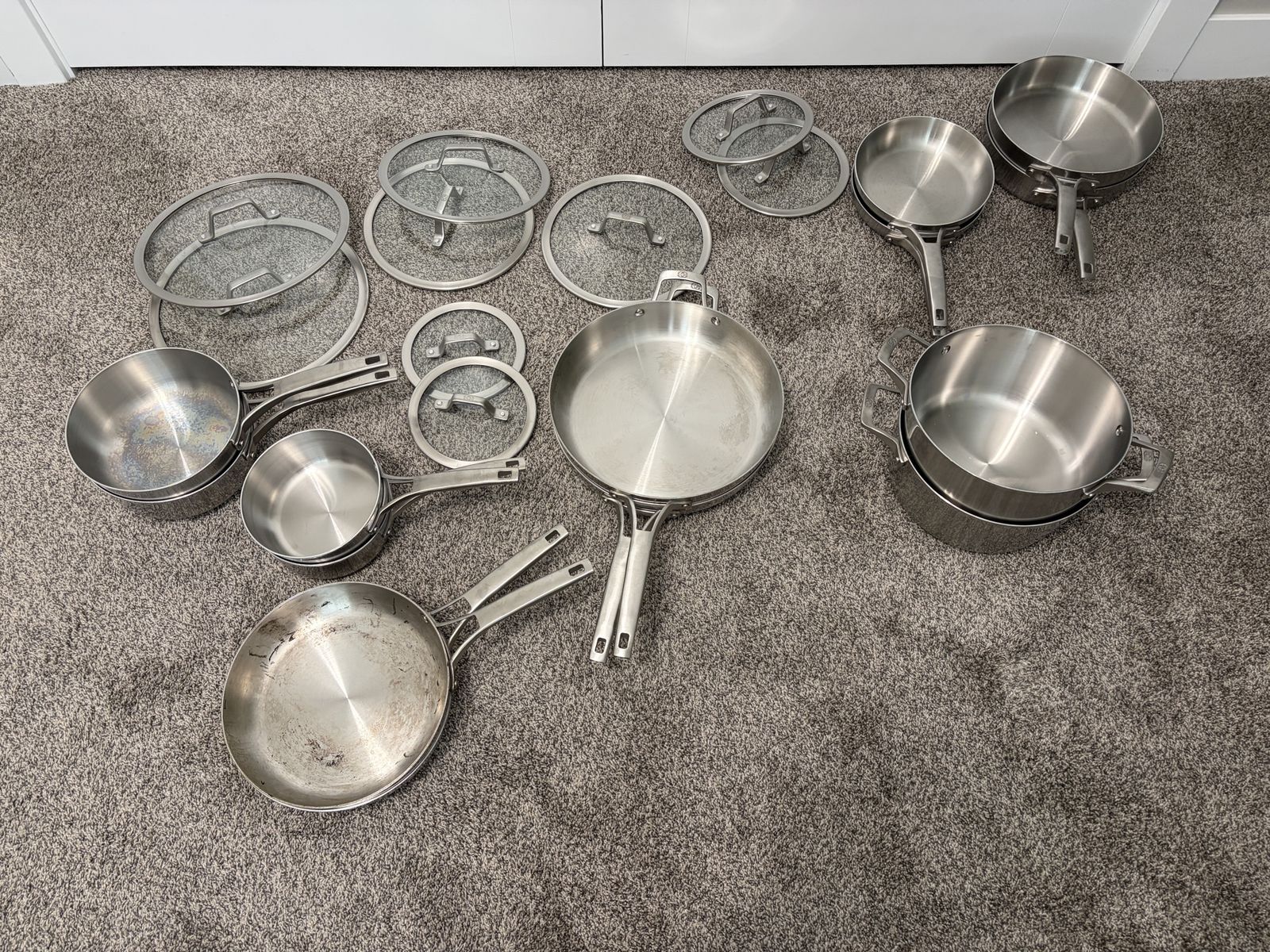 Calphalon Stainless Steel Cookware Set - Double