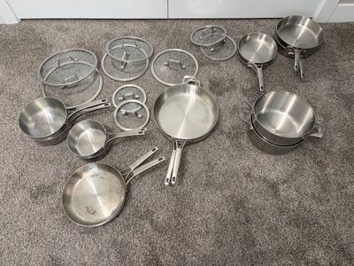 Calphalon Stainless Steel Cookware Set - Double