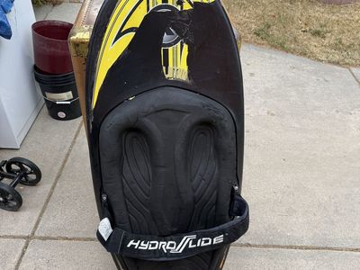 Hydroslide Hydro Slide Black/Yellow Knneboard Used