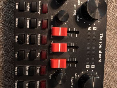 Nice V8S Sound Card And Mini Mixer Noard