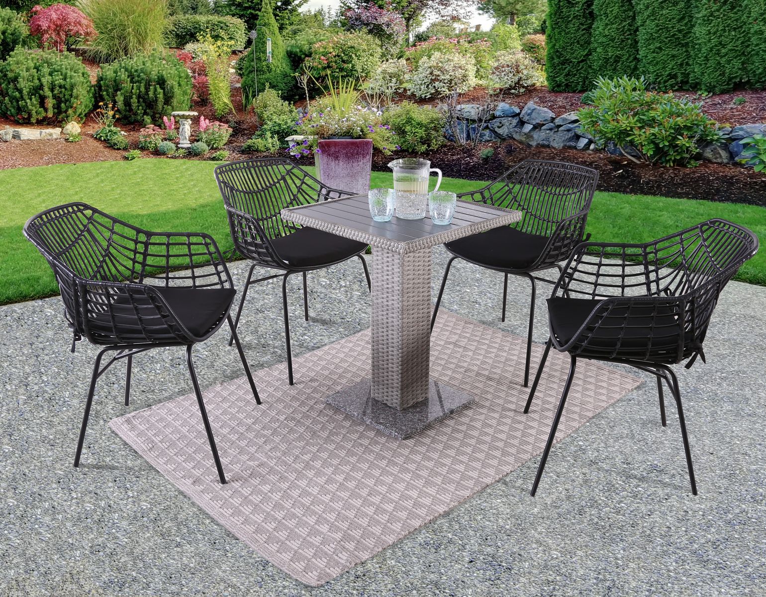 NEW Patio TABLE with 4 CHAIRS - NEW IN BOX