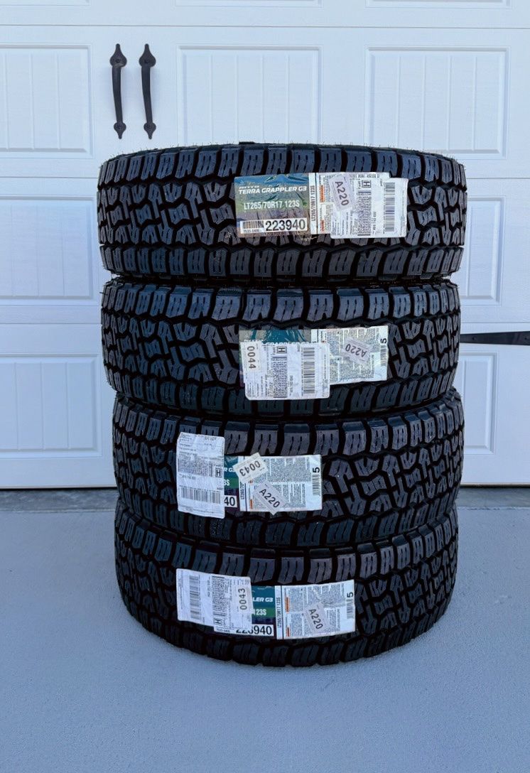 New Nitto G3 LT265/70R17 265 70 17