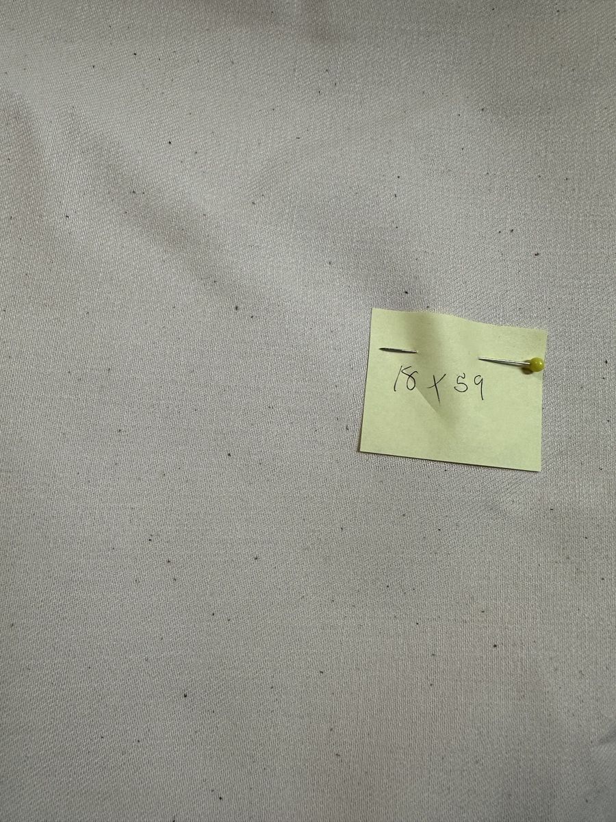Cream Denim fabric